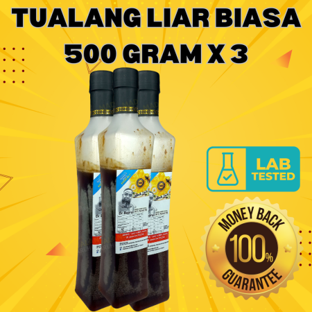 Pakej E - 3 botol Tualang Liar Biasa 500g